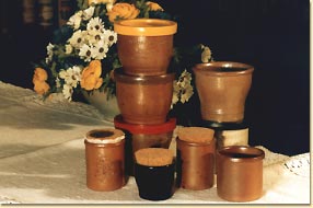 Pots en grès 